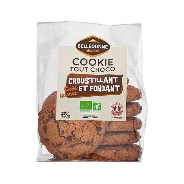 Belledonne -- Cookie tout chocolat bio - 320 g