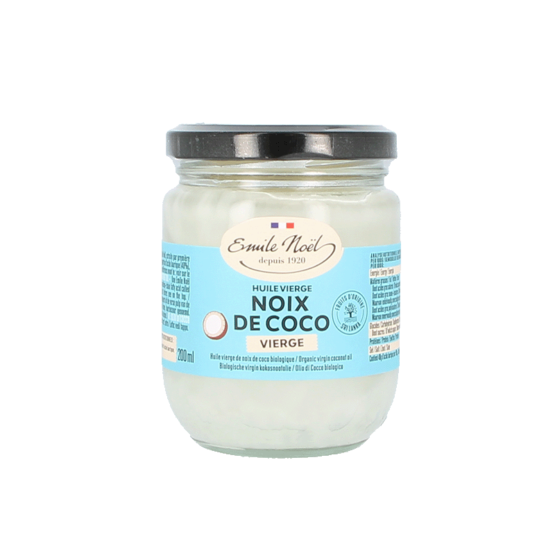 émile Noël -- Huile de coco bio (origine Sri Lanka) - 200 ml