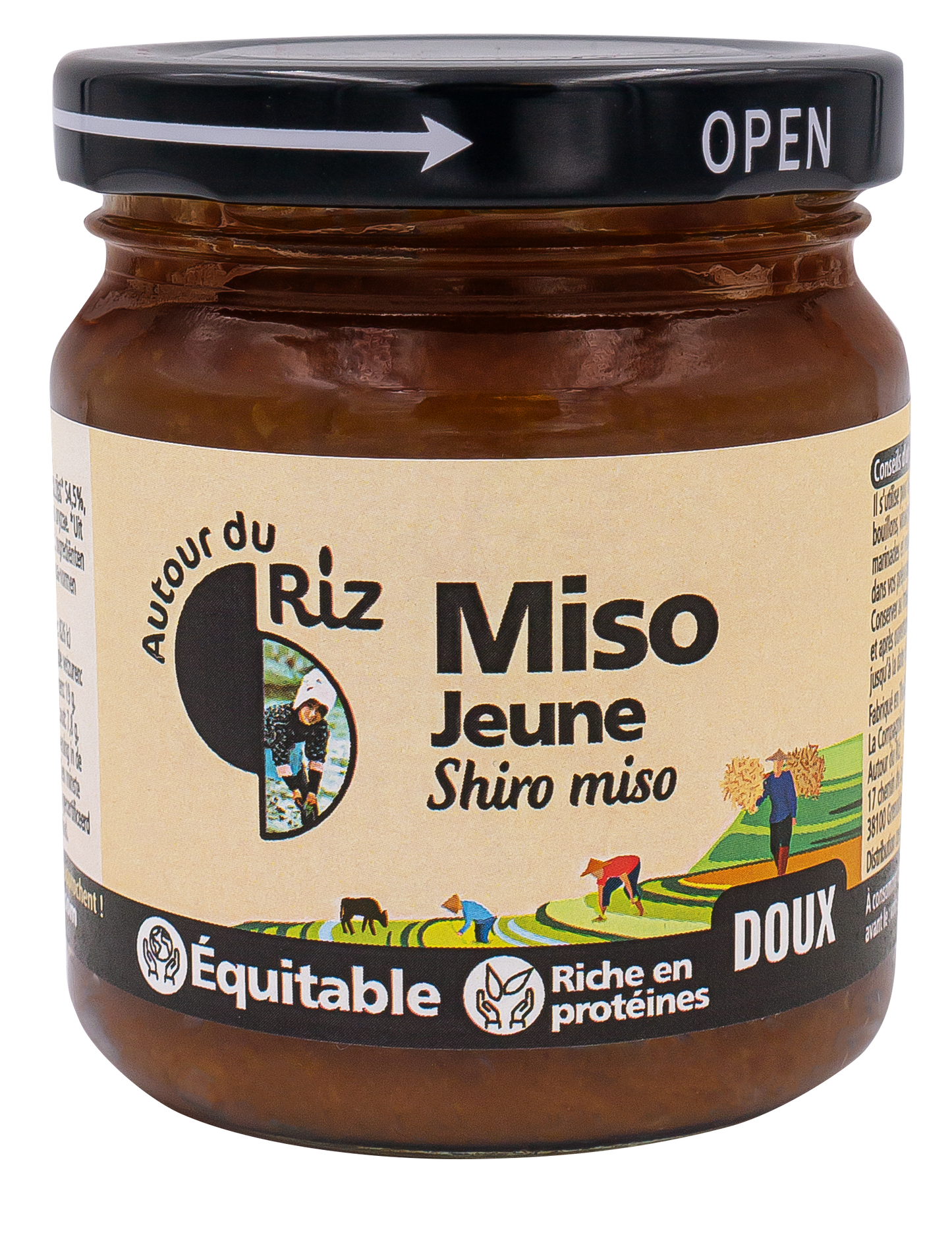 Autour Du Riz -- Miso blanc pasteurisé shiro miso - 200 g